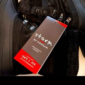 Cougar Storm Black Insulated SNOW/WINTER Boots